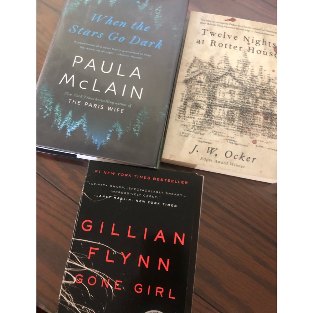 Set of 3 mystery/thriller novels